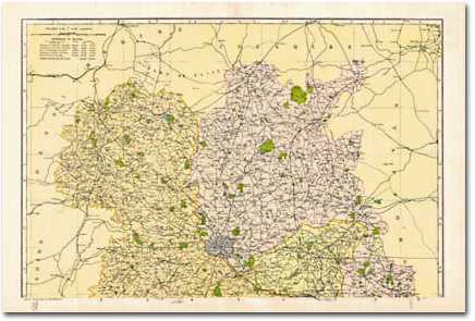 Shropshire North 1900 Cassini Historical Map - 