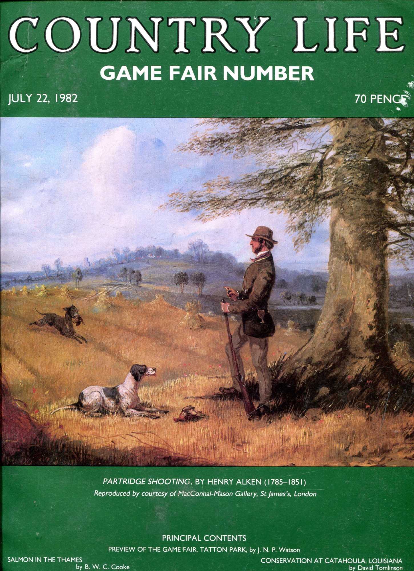 Country Life volume CLXXII No 4431 July 22, 1982 : Game Fair Number