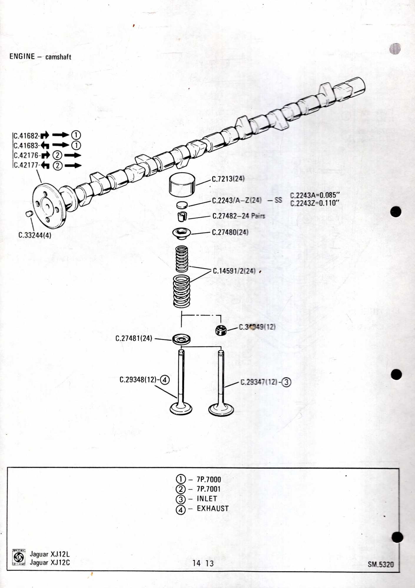 Jaguar Xj12 Series Two 2 Door And 4 Door Range Parts Catalogue